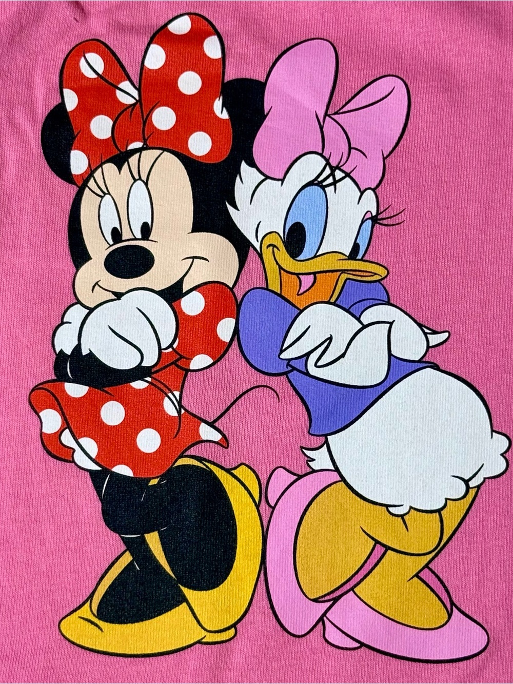 New Walt Disney World Spirit Jersey Girls Large 12 Minnie Mouse Daisy Duck Pink - Picture 3 of 6